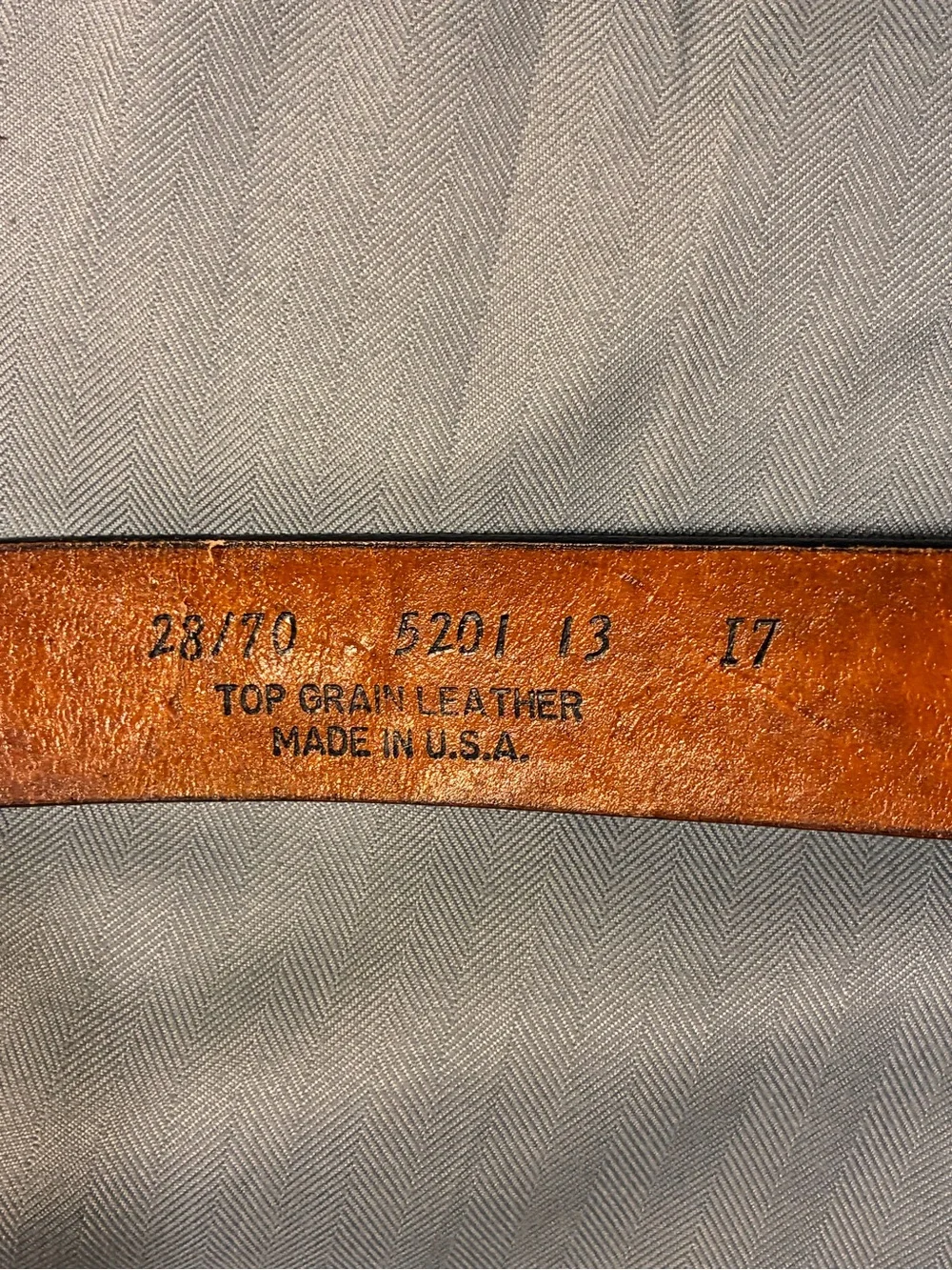Wrangler Tooled Brown Leather Belt with Silver Horse Buckle